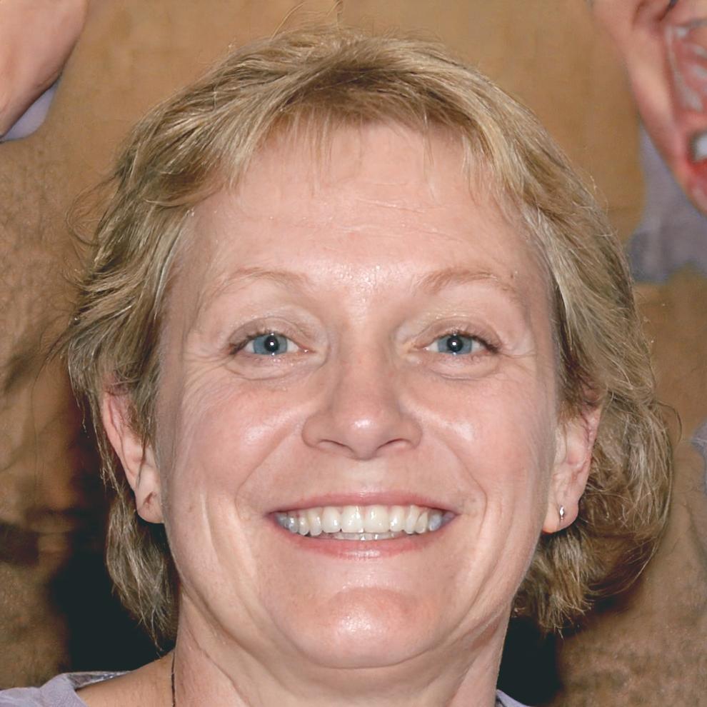 Zufriedene Teilnehmerin